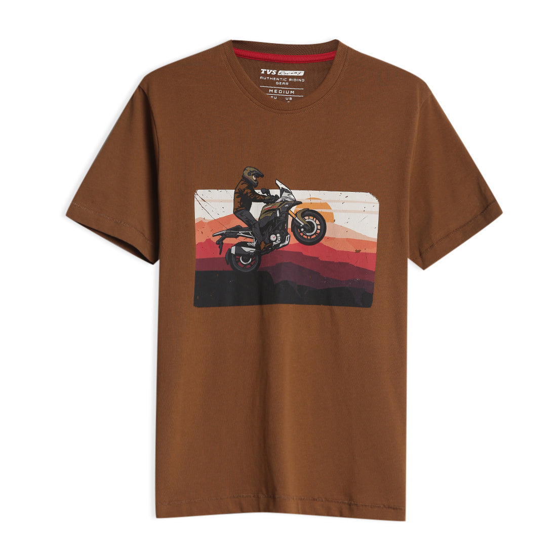 TVS Apache RTX Graphic Crew Neck T-Shirt